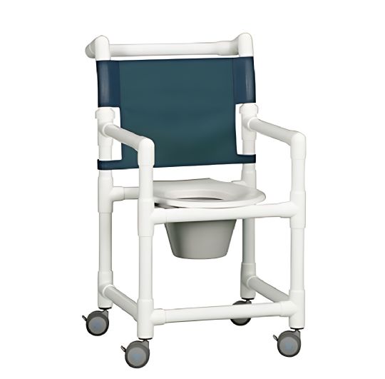 PVC Rolling Shower Chair