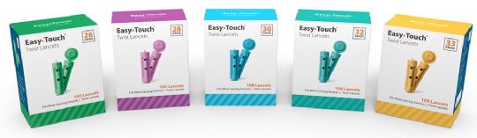 EasyTouch Twist Lancets - Bulk Quantity 670 Boxes