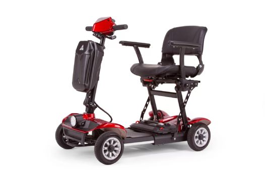 4-Wheel Folding Mobility Scooter - Battery Powered and Major Airline Approved
