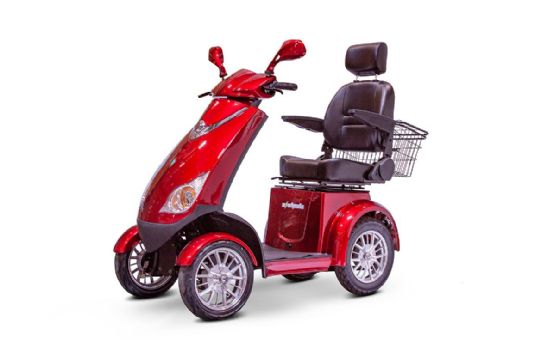 Red - EW-72 Four Wheel Mobility Scooter