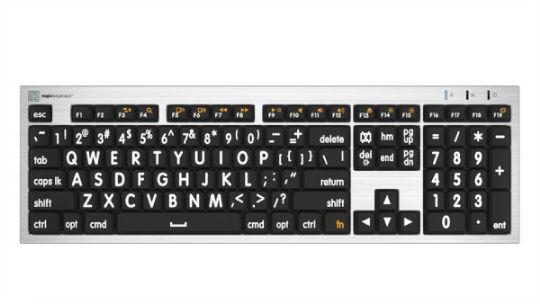 Low Vision Keyboard Stickers with Large Print Type