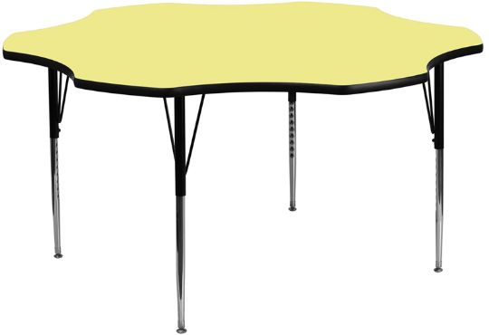 The Flower Classroom Activity Table is shown above with a yellow top