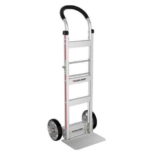 Folding Hand Truck with Straight Frame and Mold-On Wheels