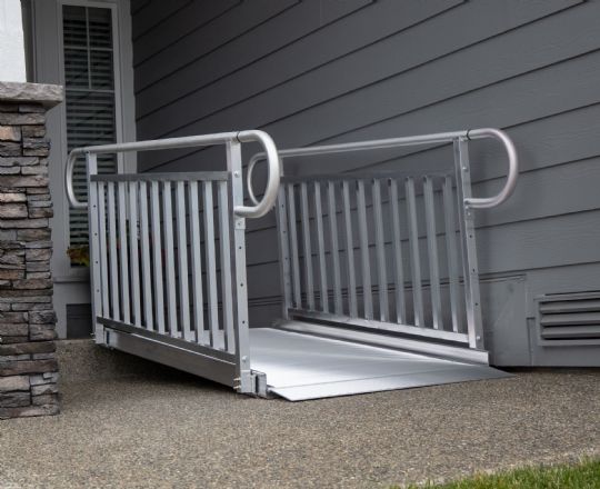 Shown with Vertical Picket Handrails