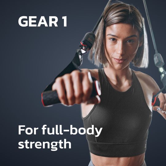 GEAR 1 Smart Fitness Resistance Bands Strength Training Kit for Full Body Workouts by Hygear