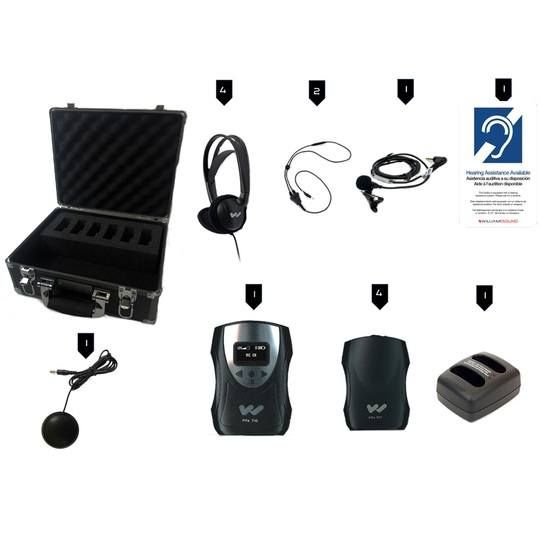 Diglo FM ADA Compliance Tour Guide Kit for Clear Hearing in Groups