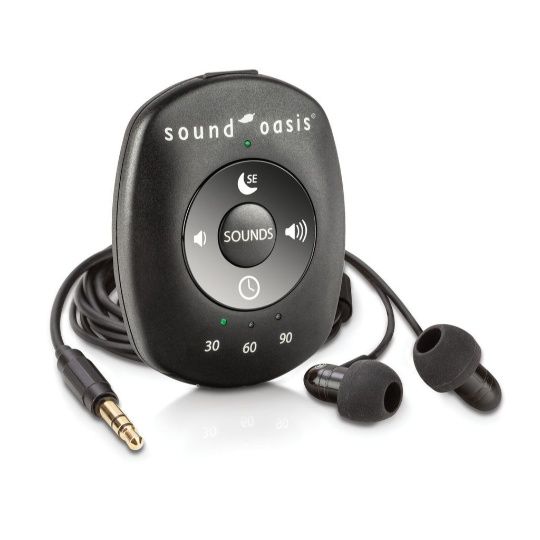 Portable Sound Machine for Sleep and Tinnitus Relief - Sound Oasis S002