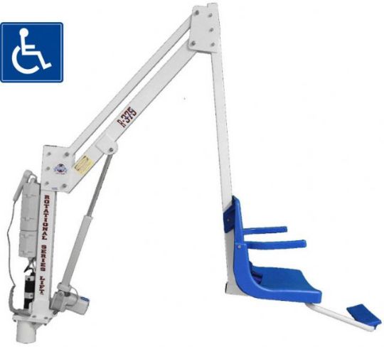 Global Rotational Series 375 Pool Lift with 375 lbs. Weight Capacity