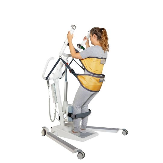 Active Standing Lifter for Safe and Ergonomic User Transfers