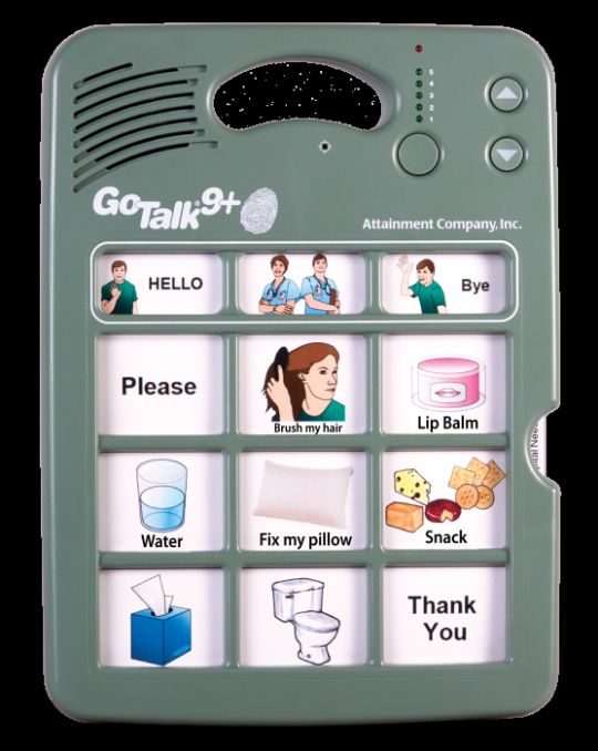 GoTalk 9+ Lite Touch AAC Device by Attainment Company