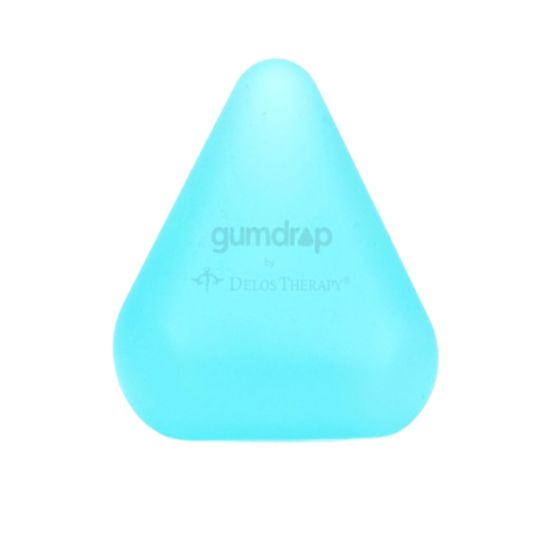 Gumdrop Physical Therapy Pain Reliever Tool shown in Blue