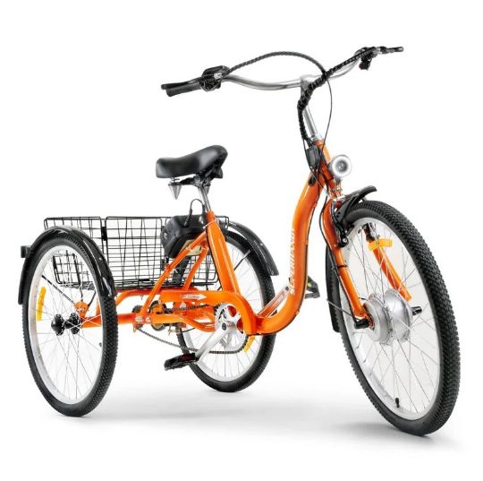 Electric Tricycle for Adults With Pedal Assist Mode - EcoRide from SuperHandy