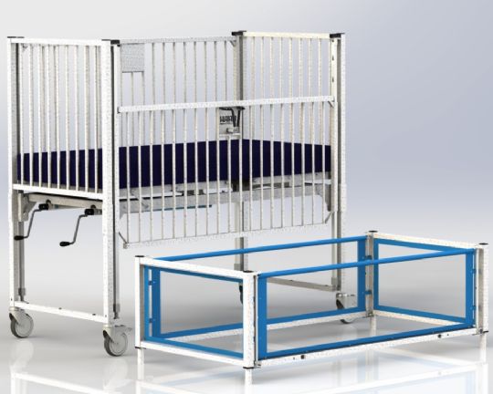HARD Manufacturing Crib for Homecare - 83 in. L x 36 in. W