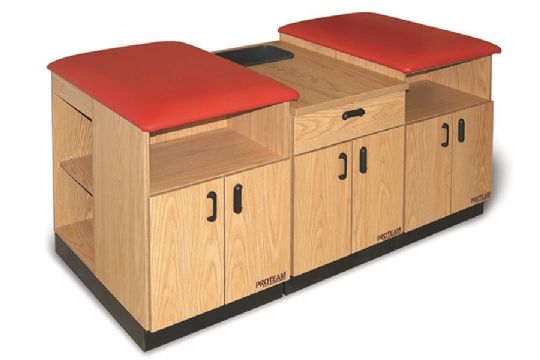 Taping Station with Two Seats by Hausmann