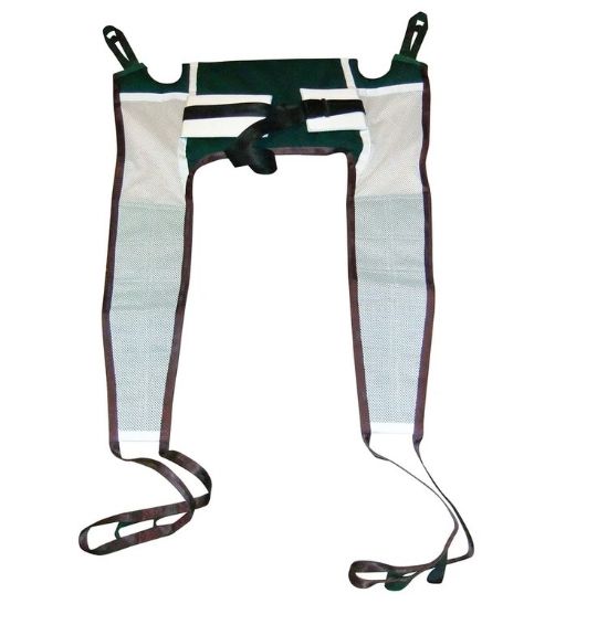 Hygiene Mesh Toileting Sling with Safety Belt and 1000 lbs. Weight Capacity by EZ Way