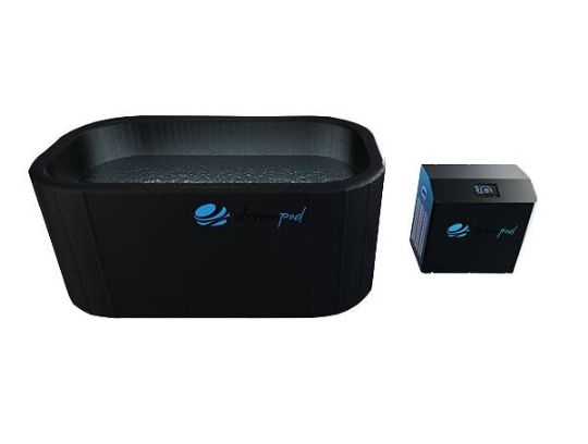 Floatation Tank with Chiller Option | Ice Bath Flex Black from Dreampod