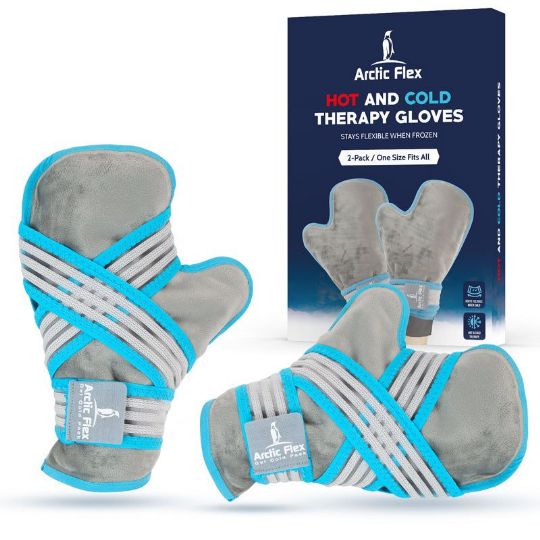 Hot and Cold Therapy Gloves for Hand Pain Relief - Arctic Flex Ice