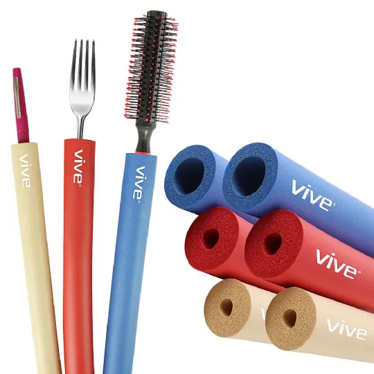 Foam Grip Tubing Set - Enhanced Control for Everyday Items by Vive Health