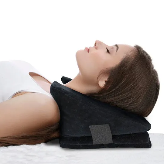 Wedge Neck Pillow for Cervical Traction | Xtra-Comfort by Vive Health