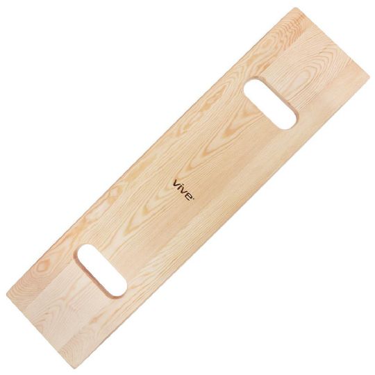 Patient Transfer Wooden Board with Dual Cutout Handles