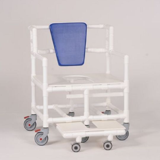 Bariatric PVC Shower Commode Chair