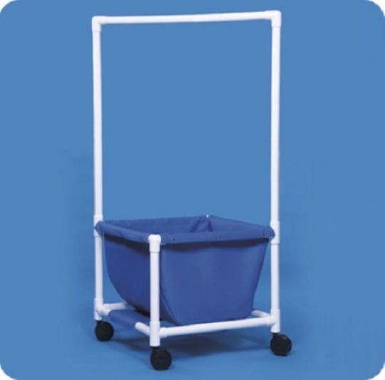 Laundry Hamper with Clothes Rod