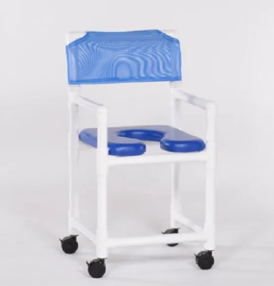 Soft Seat Rolling Shower Chair