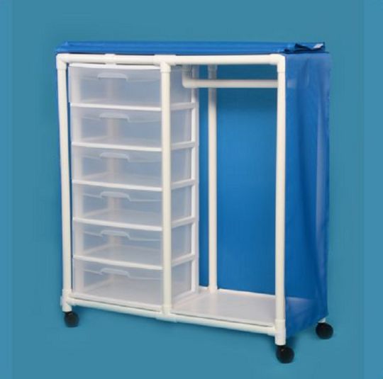 Garment Rack Cart with Bins DISCOUNT SALE - FREE Shipping