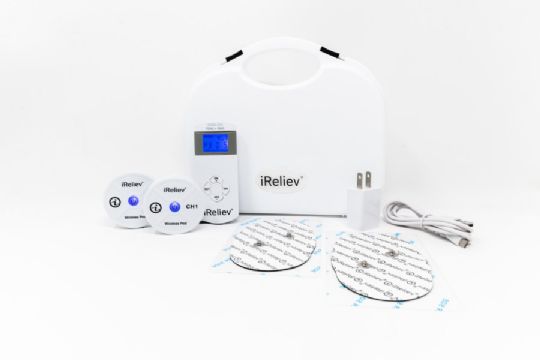 Wireless TENS Unit + Muscle Stimulator Combination for Pain Relief,  Arthritis, Muscle Conditioning, Muscle Strength by iReliev Therapeutic  Wearable System 