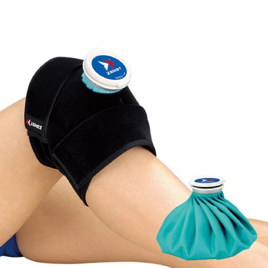 Ice Pack With Adjustable Compression | IW-1 Therapeutic Wrap and Ice Bag by Zamst