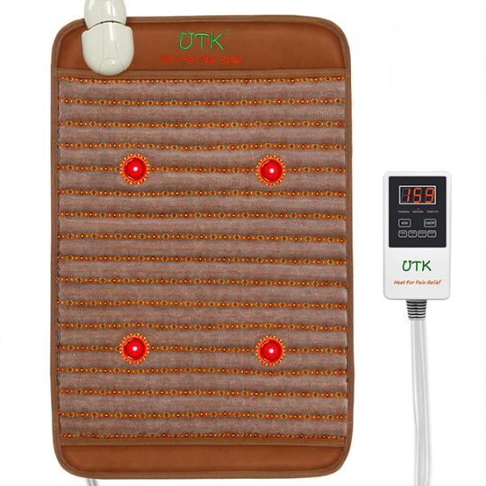 UTK 4 Photon Far Infrared Heating Pads with Tourmaline Beads - Advanced Discomfort Relief and Therapeutic Comfort