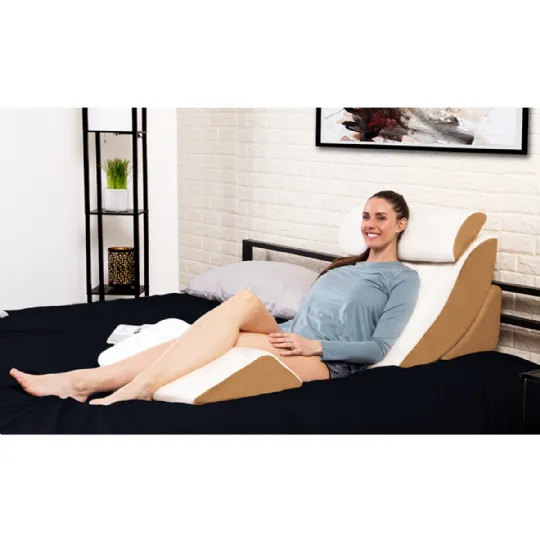 Knee Elevation Pillow - Foam Wedge Leg Elevator - Vive Health