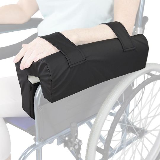 Lateral Wheelchair Armrest Support with Adjustable Straps by Vive Health