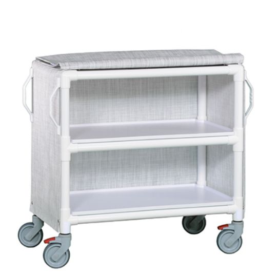 Deluxe Two Shelf Linen Carts