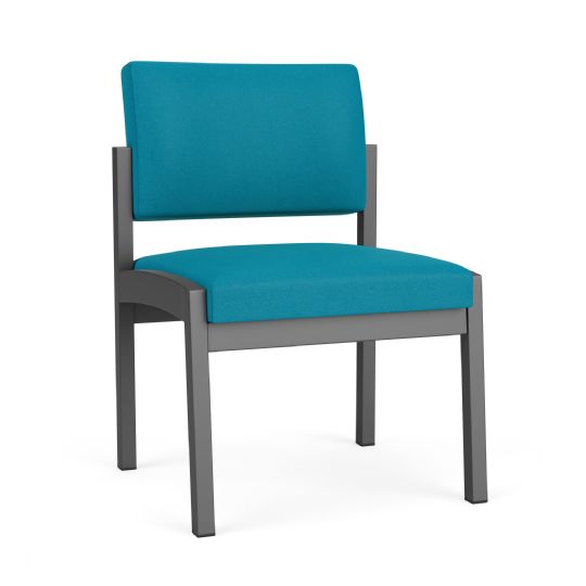 Lenox Steel Armless Chairs for Guests by Lesro