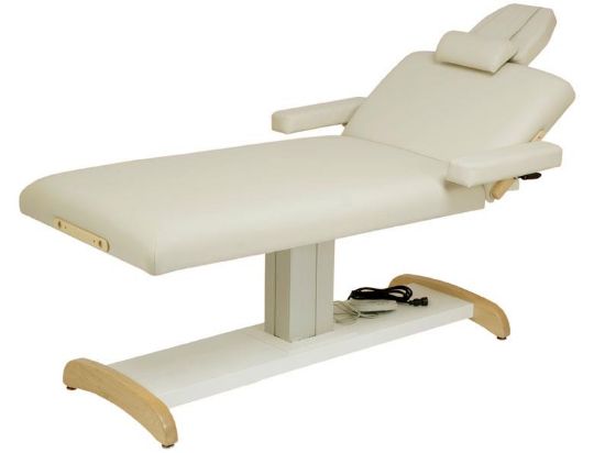 Majestic Powered Massage Table with Lift Back with Optional Salon Support Pillow