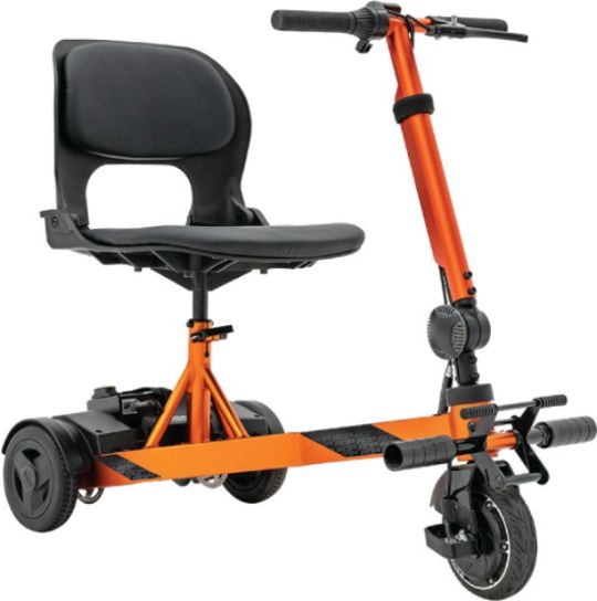 iRide 2 Mobility Scooter by Pride Mobility - Shown in Mango Color Option