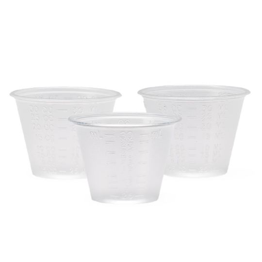 Calibrated Plastic Medicine Cup by Medline