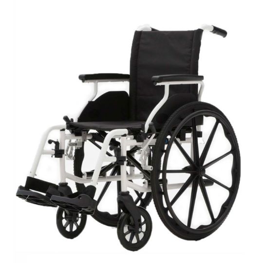 Aluminum Wheelchair 18 in. and 20 in. with Adjustable Seat