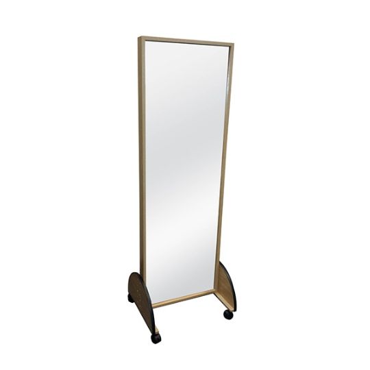 Portable Full Length Mirror With Rolling Swivel Casters by Pivotal Health Solutions