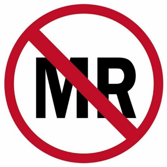 MRI Warning Sticker - MR Unsafe - Multiple Sizes and Quantities Available