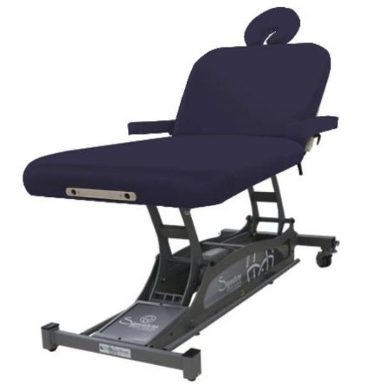 Hands Free Therapy Power Lift Massage Table with Lift Back - Shown in Amethyst