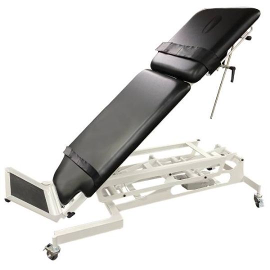 Physical Therapy Reclining Elevating Tilt Table with Adjustable Height by Pivotal Health Solutions - 350 lbs. Weight Capacity