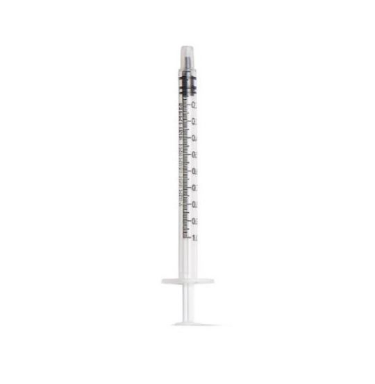 Oral Syringes with 1 mL Capacity and Self-Righting Cap for Liquid Medication Delivery by Medline
