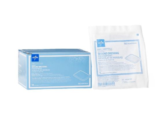 Sterile Absorbent Wound Dressings with Hydrophobic Layer from Medline