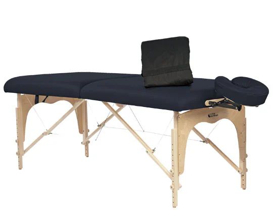 Omni Portable Massage Table Essential Package in Standard Agate upholstery