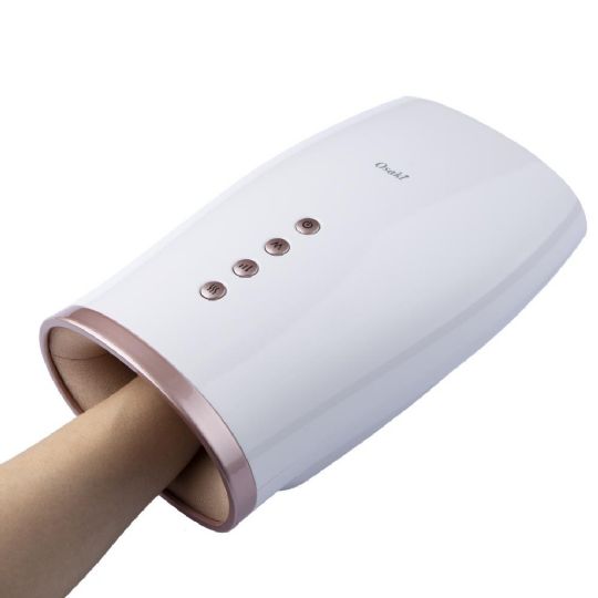 Hand Massager with Air Pressure and Heat Therapy | Wireless USB Rechargeable for Hand and Wrist Relief - Osaki OS-AA01