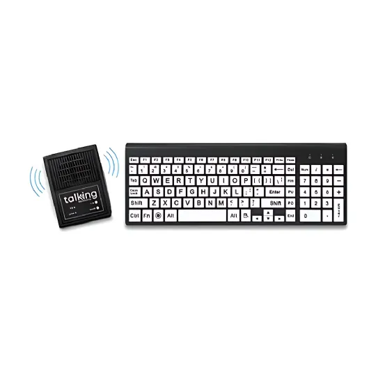 AAC Large Wired Keyboard and Speaker for Voice Generation with Large Print Keys