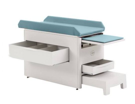 Versa Pediatric Exam Table with Adjustable Backrest and 500 lbs. Weight Capacity by Brewer Company