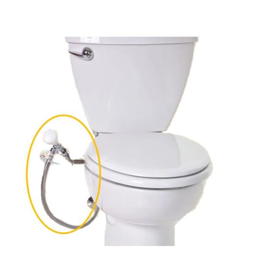 Peri-Jett Medical Bidet Attachment for Perineal Care - Fits Elongated and Round Toilet Seats